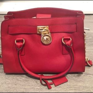 Michael Kors Red Satchel